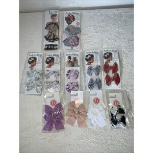 Baby Bling Lot of 20 Headband Bow Fab Hair clips Variety New Girls Baby Toddlers